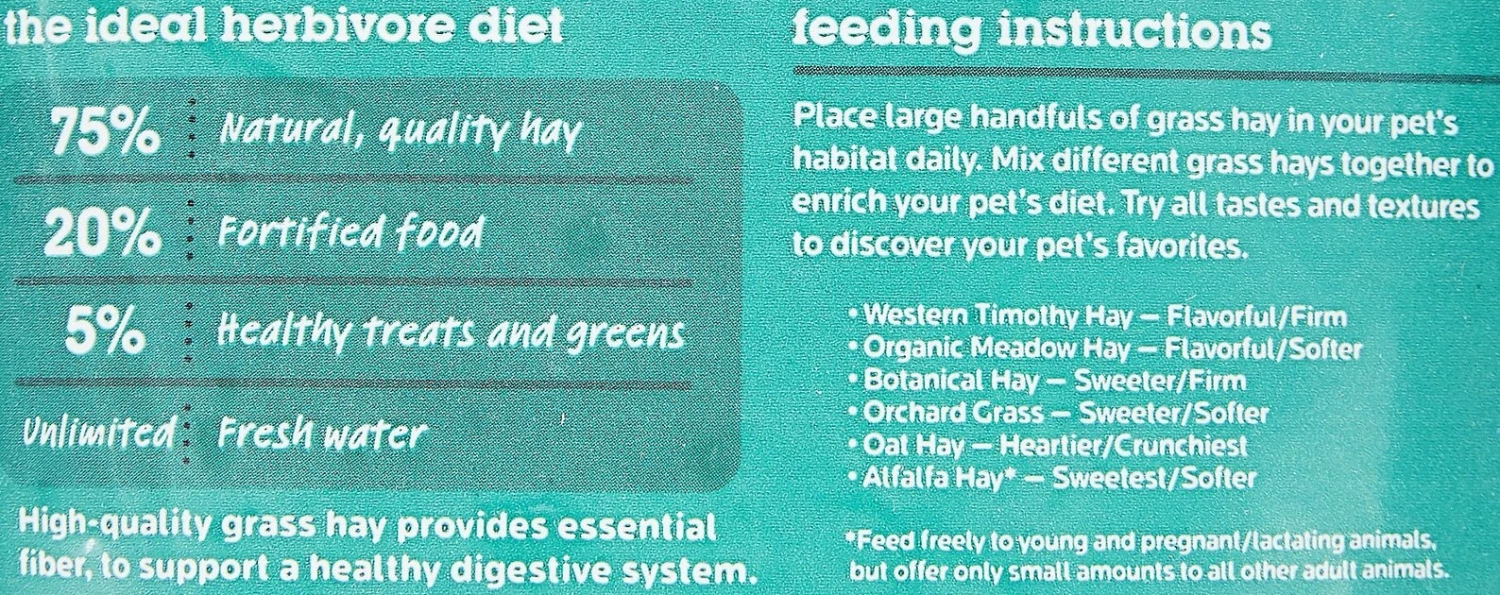 Oxbow Western Timothy Hay Small Animal Food 7 Oxbow Western Timothy Hay Small Animal Food - Image 5